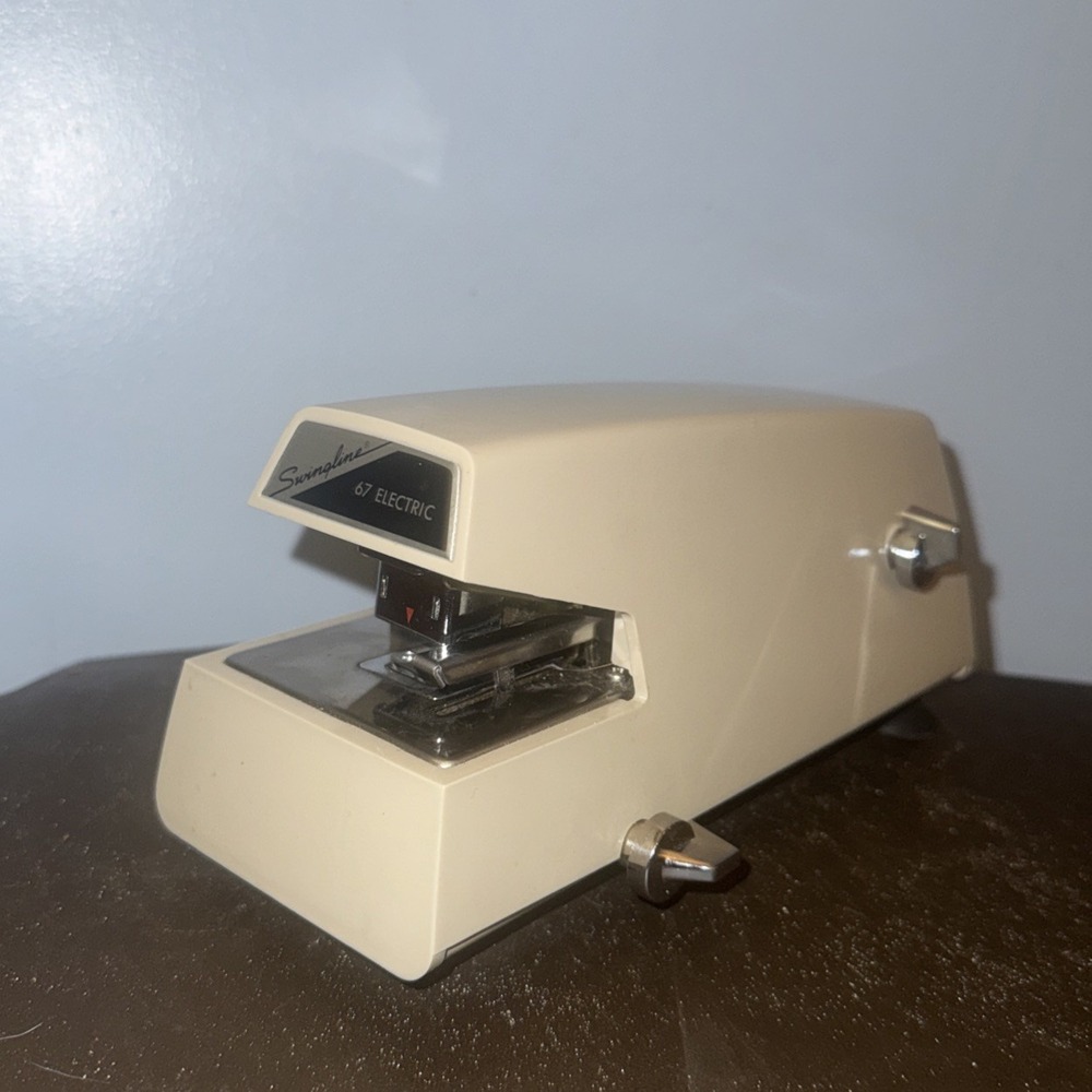 Vintage Swingline 67 Electric Stapler - Made In Japan Tested Working Movie Prop